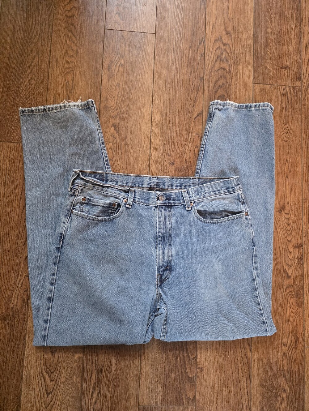 Levi's Light Blue Straight Leg Men’s Jeans - 550 38x34